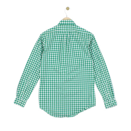 Mens Check Shirt Custom Fit Button Down