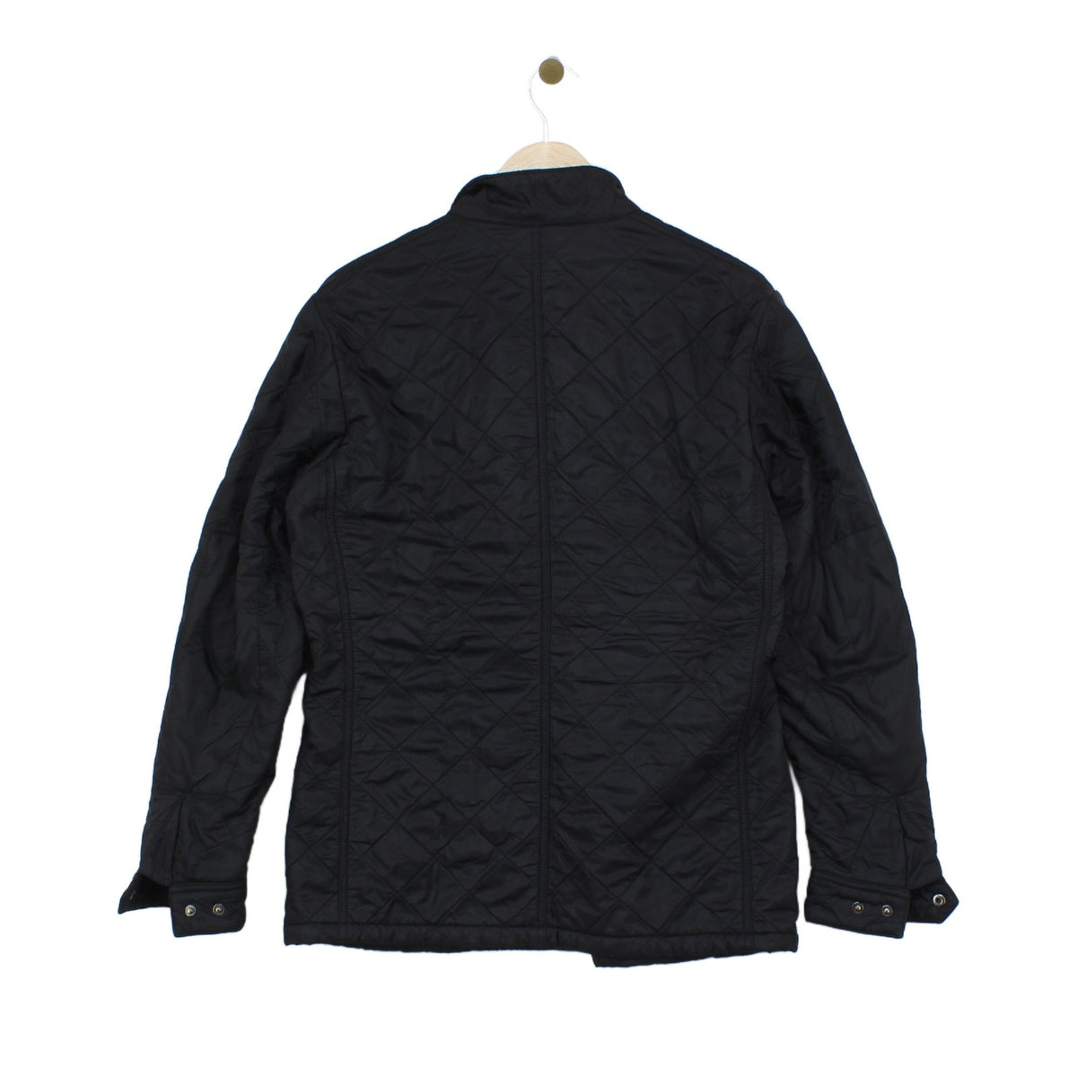 Mens Quilted Jacket Full Zip Lined