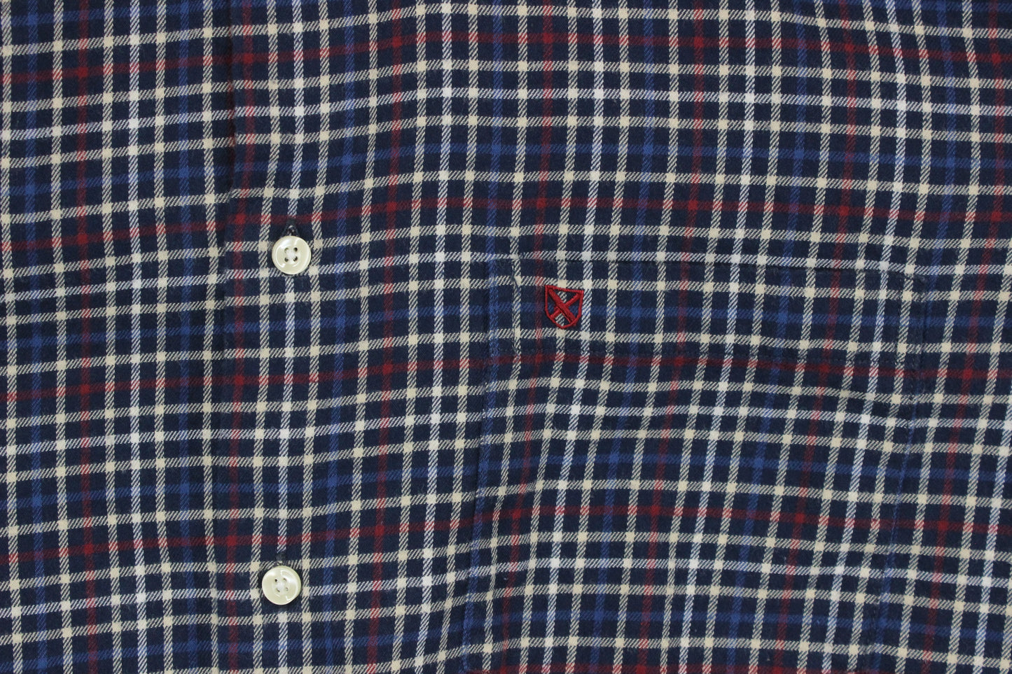 Mens Plaid Shirt Button Up Long Sleeve
