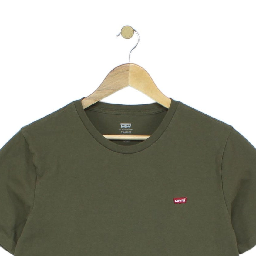 Mens T-Shirt Cotton Short Sleeve Logo