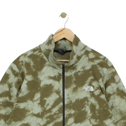 Mens Camo Fleece Jacket Lightweight Full Zip Outdoor