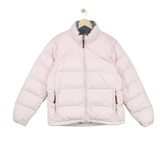 Womens 700 Down Nuptse Puffer Jacket Quilted Full Zip