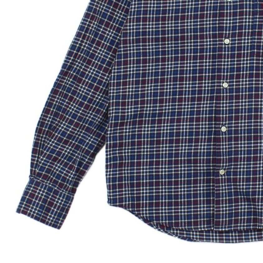 Mens Plaid Shirt Button Up Long Sleeve