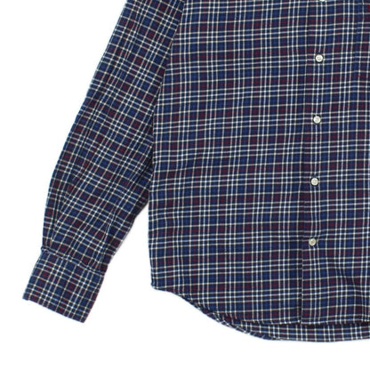 Mens Plaid Shirt Button Up Long Sleeve