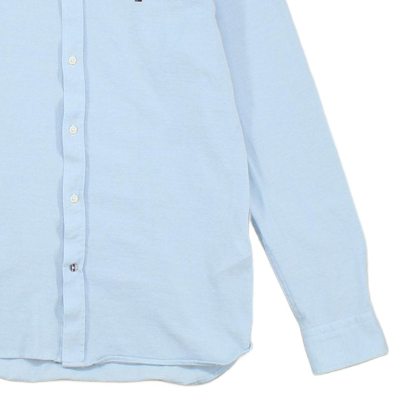 Mens Knitted Shirt Stretch Slim Fit Classic