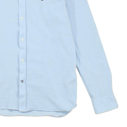 Mens Knitted Shirt Stretch Slim Fit Classic