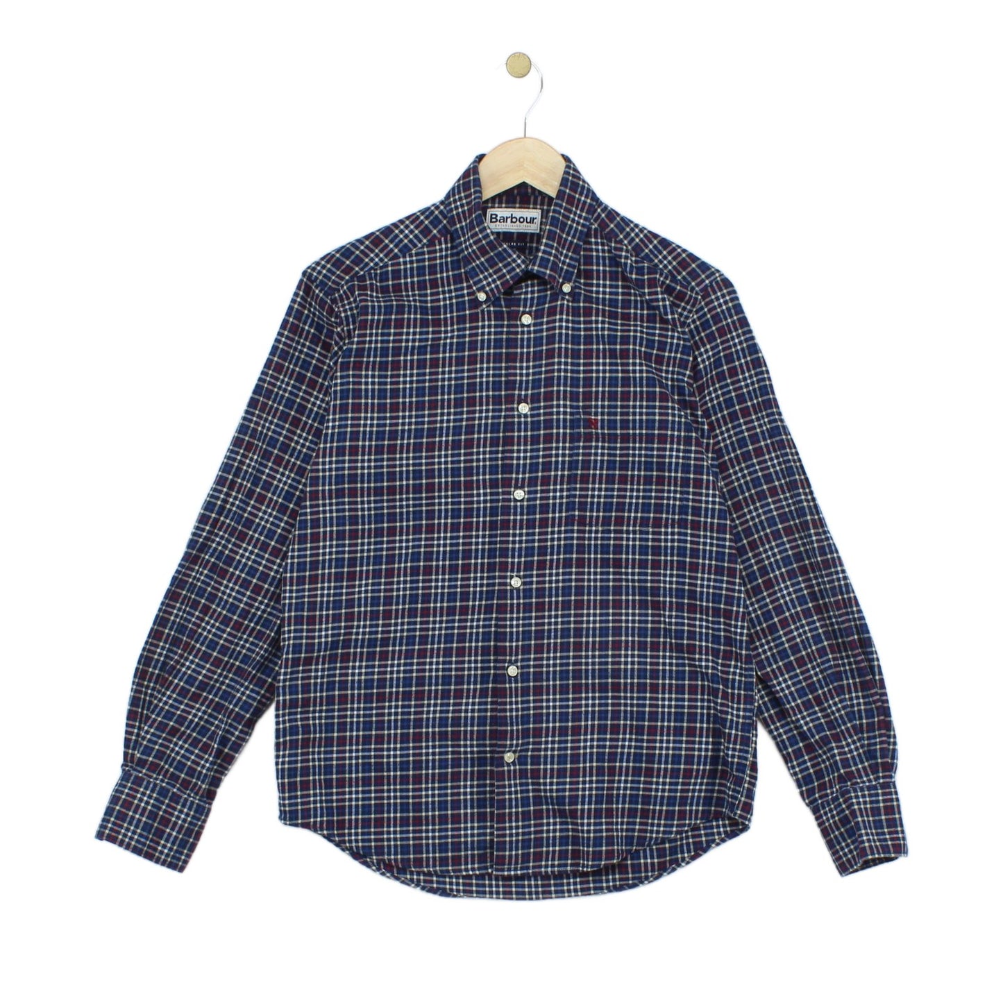 Mens Plaid Shirt Button Up Long Sleeve