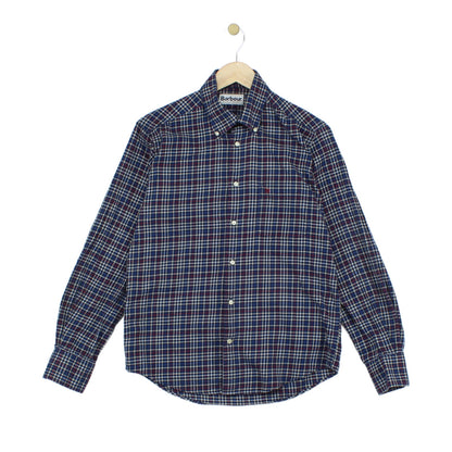 Mens Plaid Shirt Button Up Long Sleeve