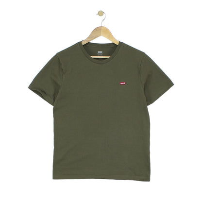 Mens T-Shirt Cotton Short Sleeve Logo