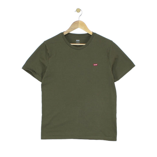Mens T-Shirt Cotton Short Sleeve Logo