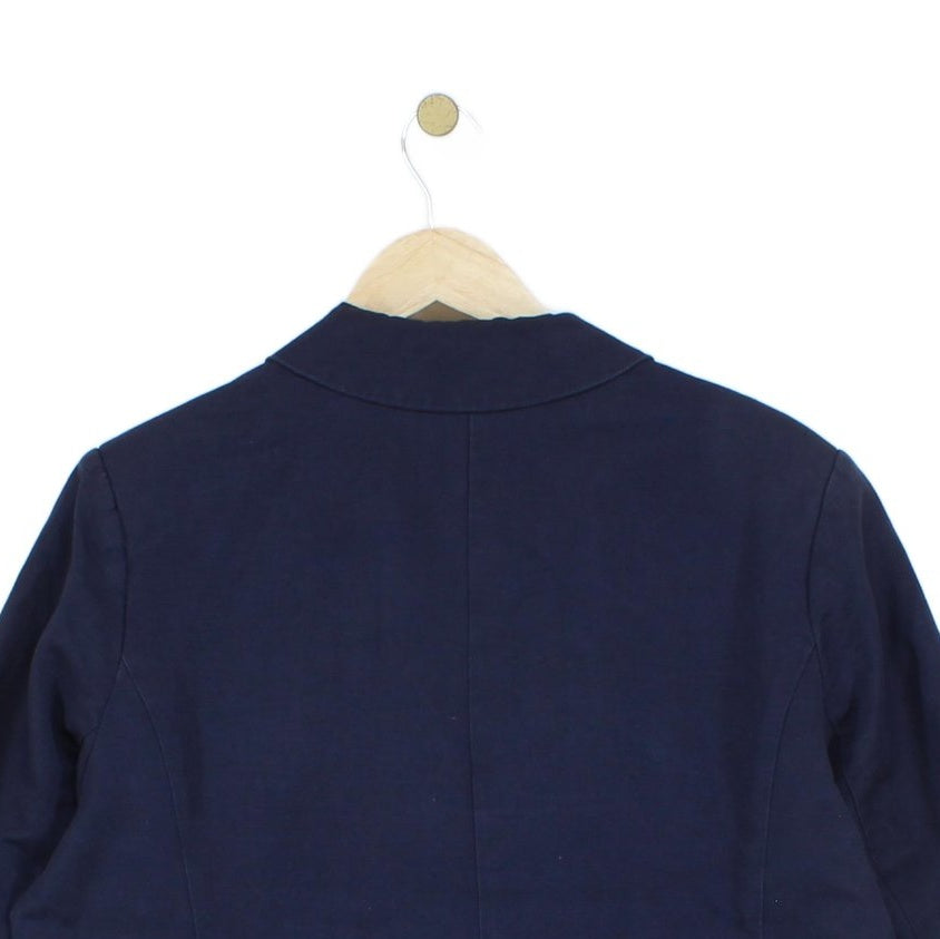 Womens Linen Blazer Cotton Mix