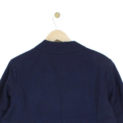 Womens Linen Blazer Cotton Mix