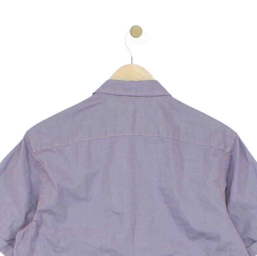 Mens Shirt Short Sleeve Button Up