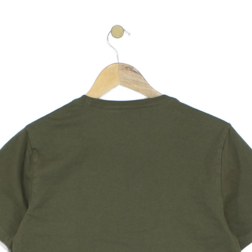 Mens T-Shirt Cotton Short Sleeve Logo