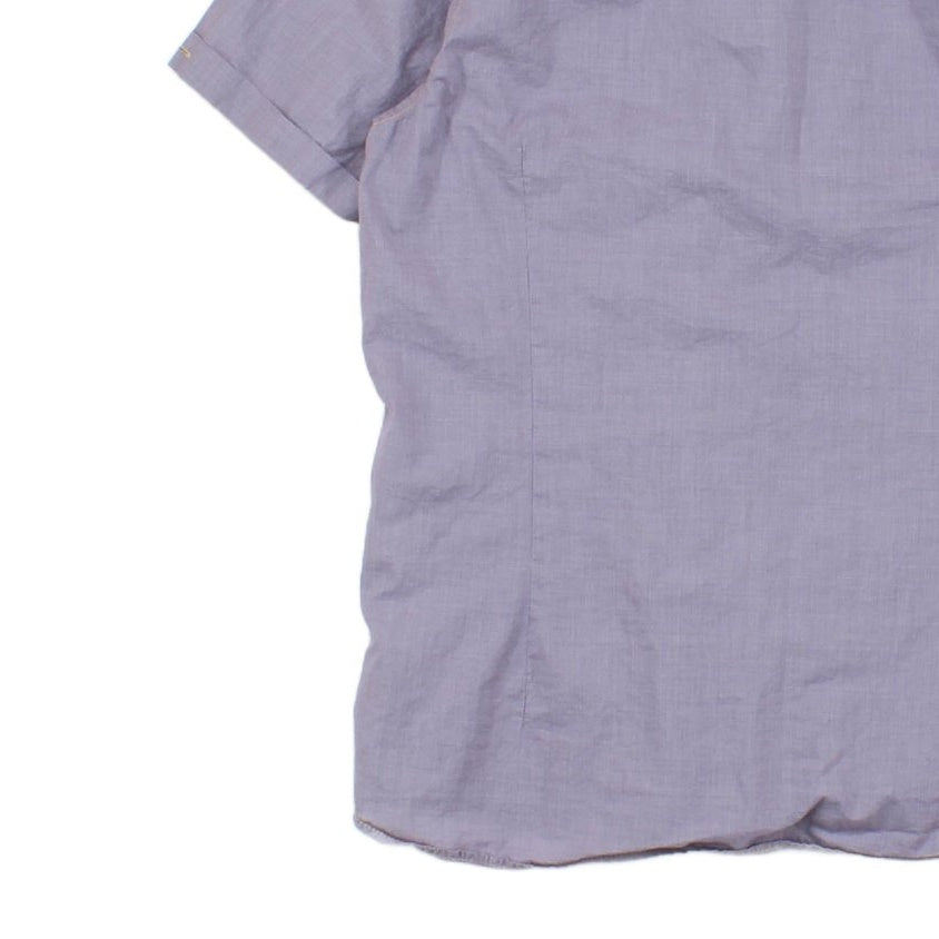 Mens Shirt Short Sleeve Button Up