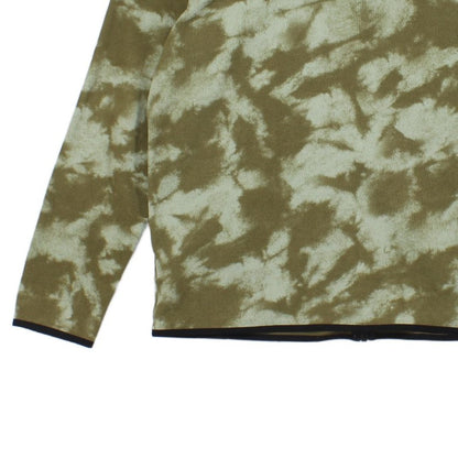 Mens Camo Fleece Jacket Lightweight Full Zip Outdoor