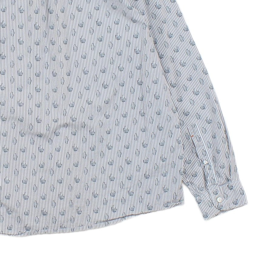 Mens Patterned Shirt Long Sleeve Button Up