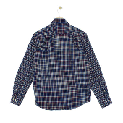 Mens Plaid Shirt Button Up Long Sleeve