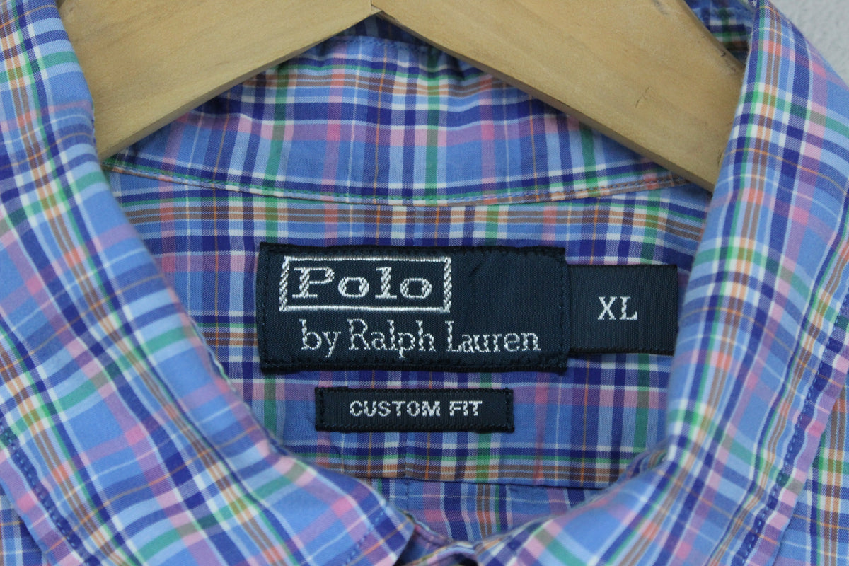 Mens Check Shirt Custom Fit