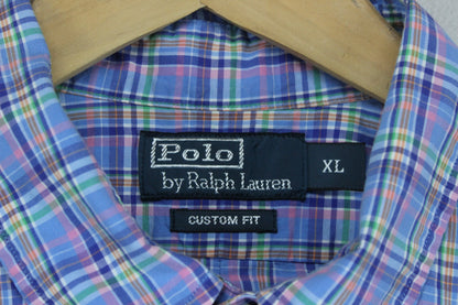 Mens Check Shirt Custom Fit