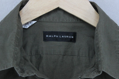 Mens Shirt Stretch Made In Italy Military