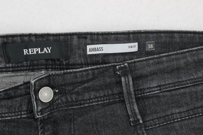 Mens Anbass Jeans Slim Fit Denim Stretch