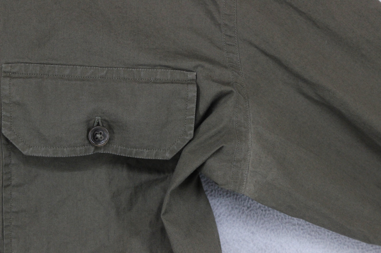 Mens Shirt Stretch Made In Italy Military