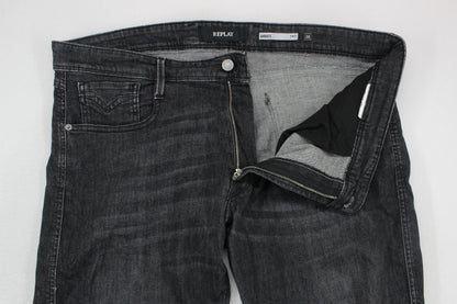 Mens Anbass Jeans Slim Fit Denim Stretch