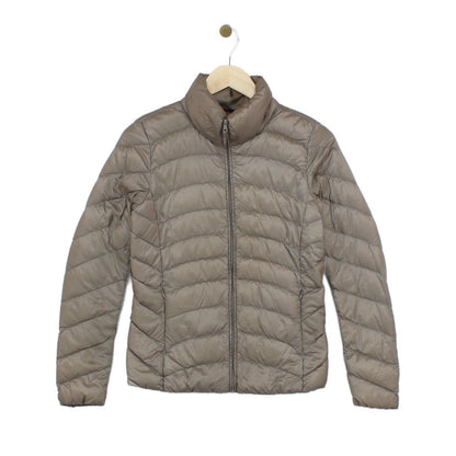 Womens Quilted Jacket Down Full Zip Lightweight