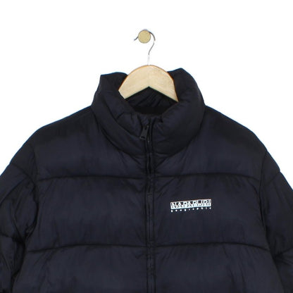Mens Puffer Jacket Quilted Full Zip Winter