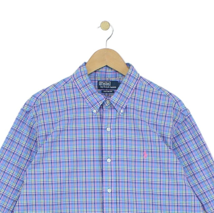 Mens Check Shirt Custom Fit