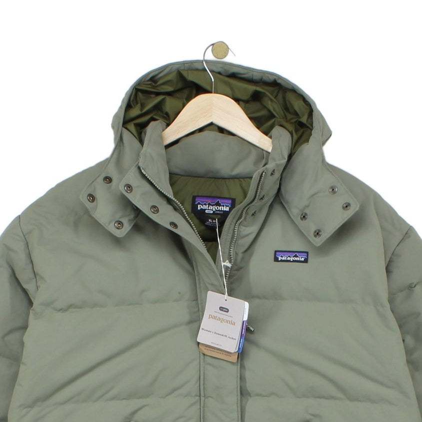 Womens Downdrift Puffer Jacket Down Hooded Full Zip