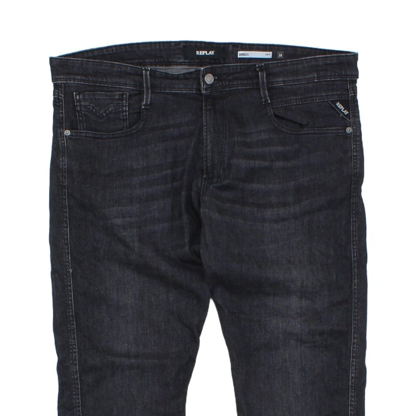 Mens Anbass Jeans Slim Fit Denim Stretch