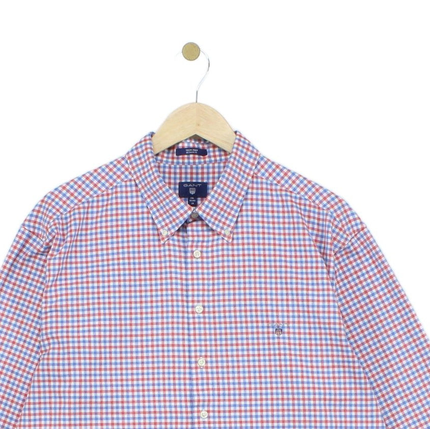 Mens Check Shirt Long Sleeve Regular Fit