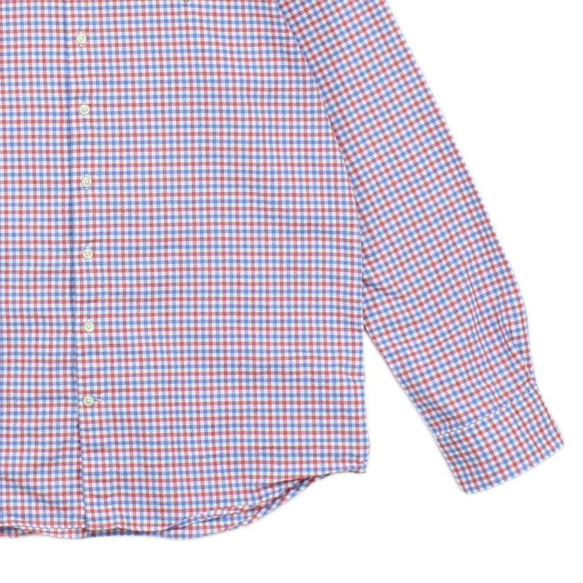 Mens Check Shirt Long Sleeve Regular Fit