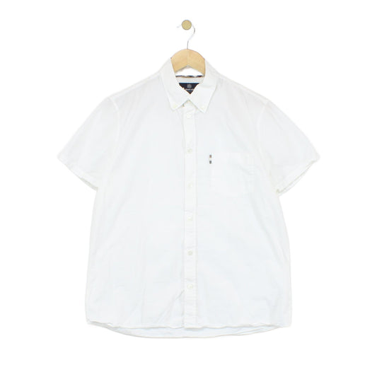Mens Shirt Made In Portugal Short Sleeve Button Down