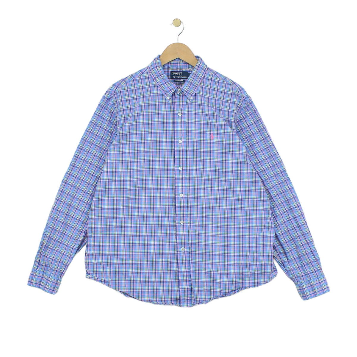 Mens Check Shirt Custom Fit