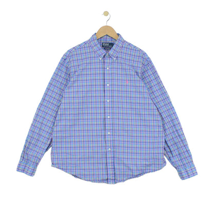 Mens Check Shirt Custom Fit