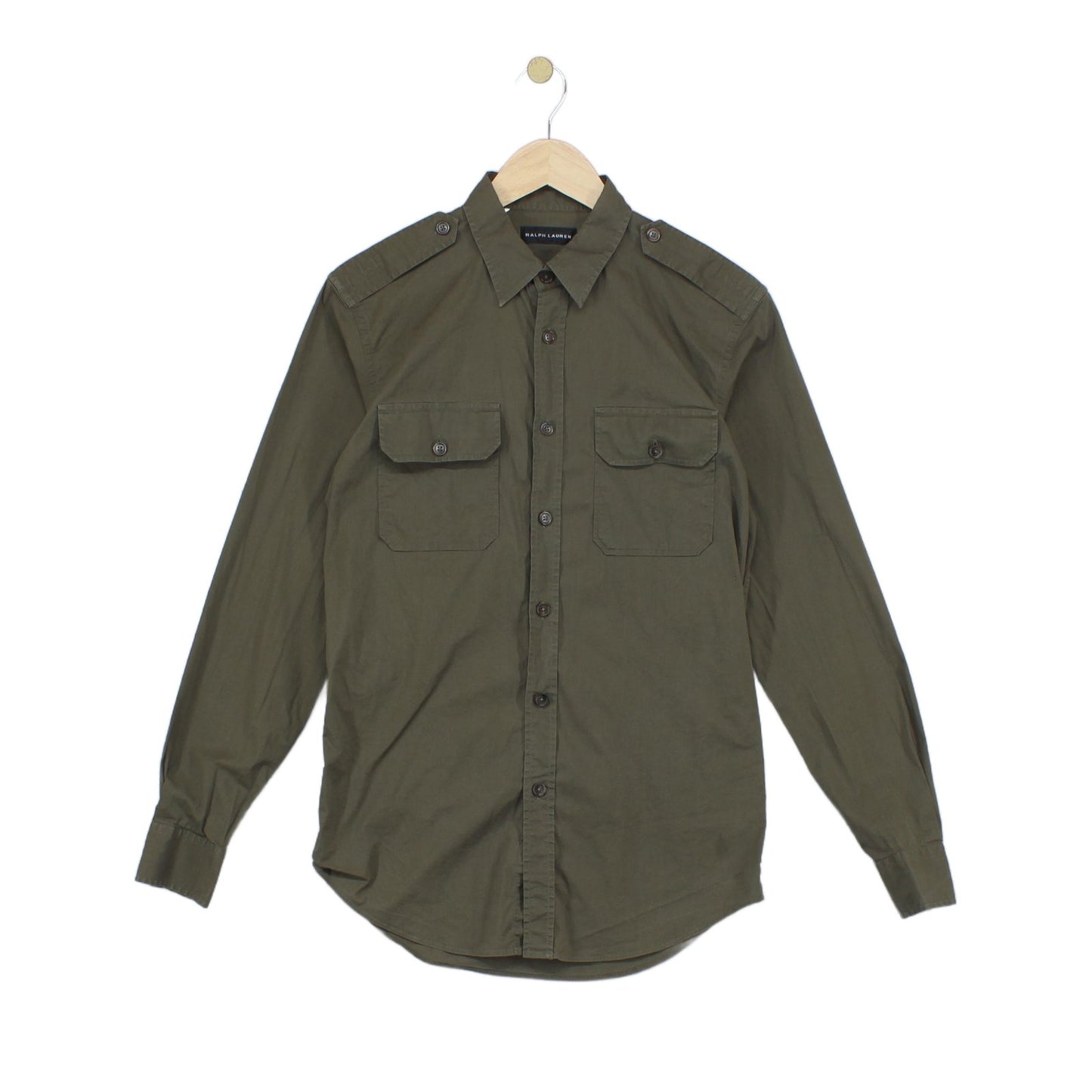Mens Shirt Stretch Made In Italy Military