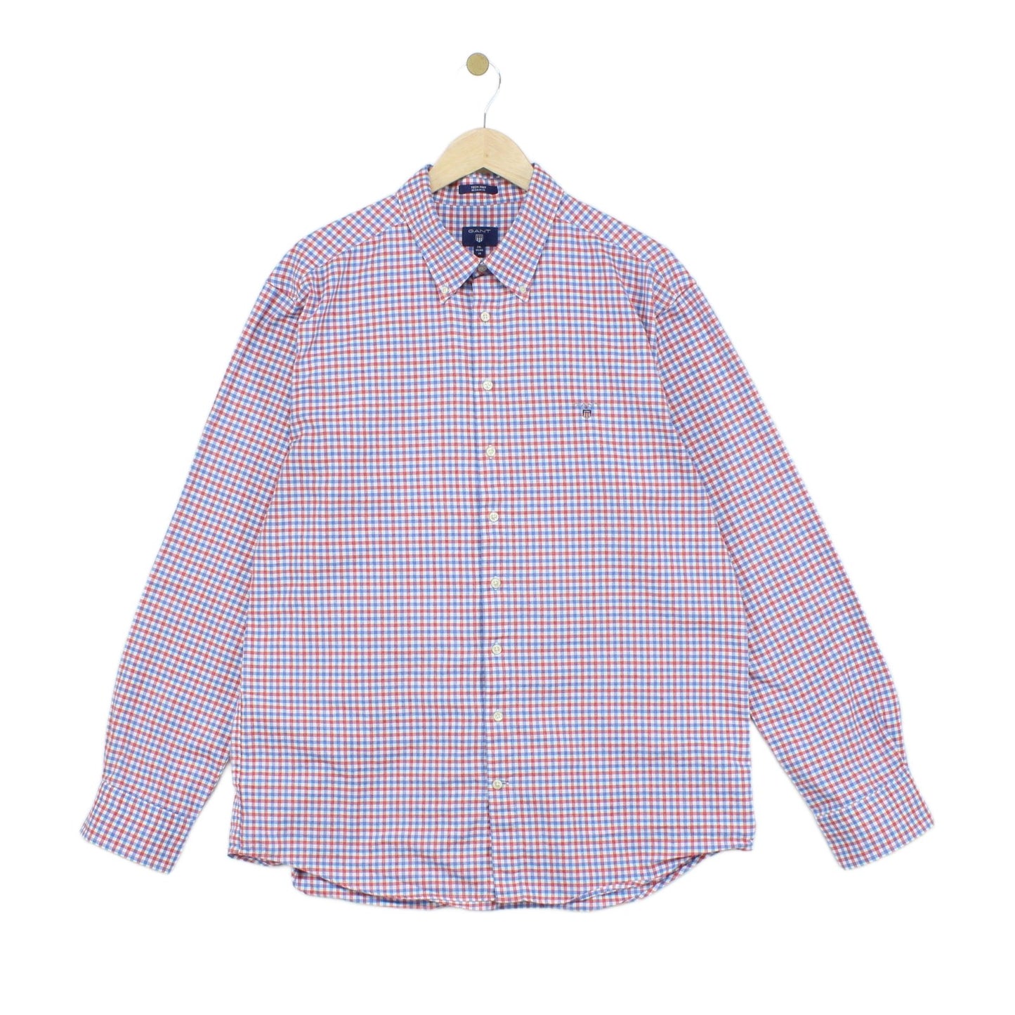 Mens Check Shirt Long Sleeve Regular Fit