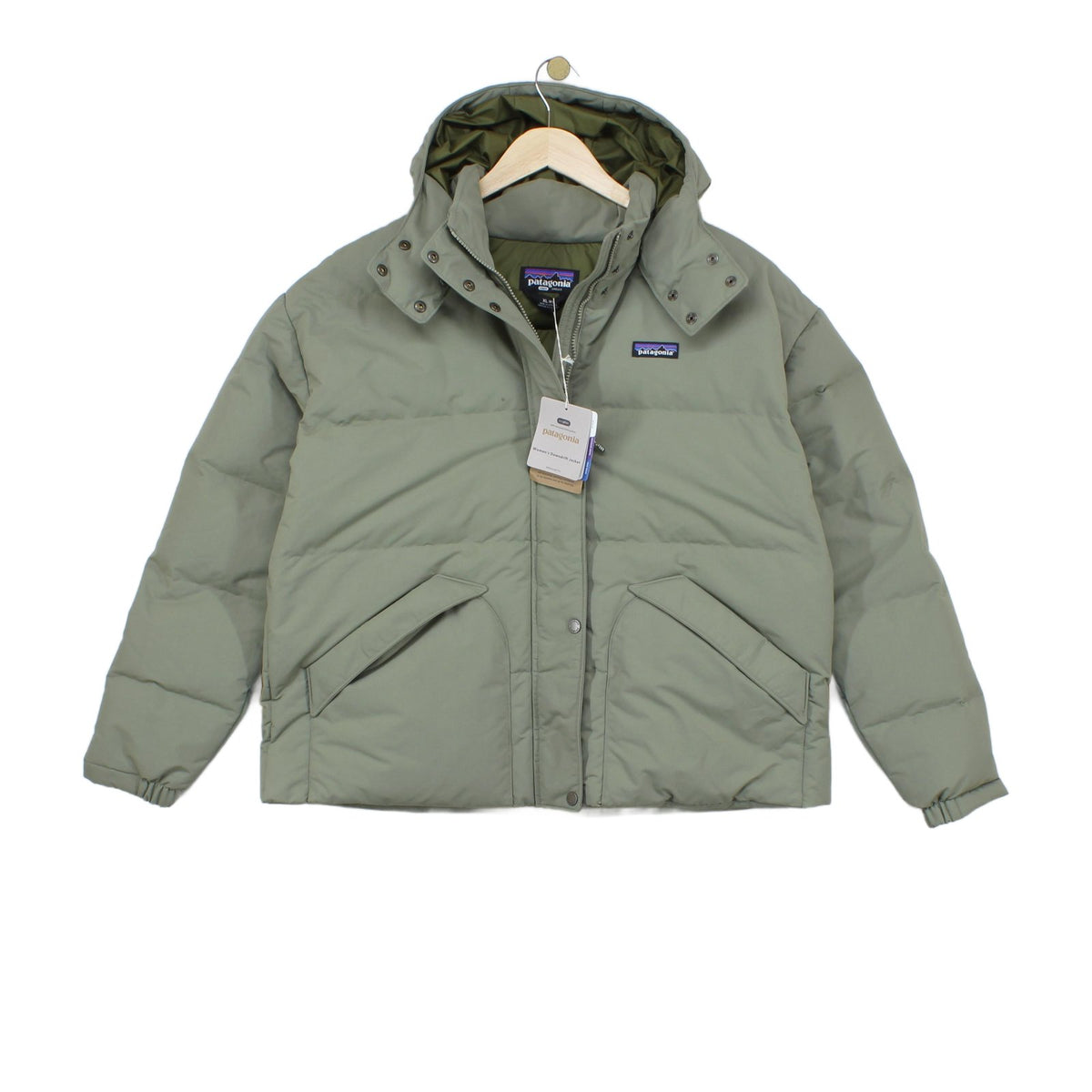 Womens Downdrift Puffer Jacket Down Hooded Full Zip