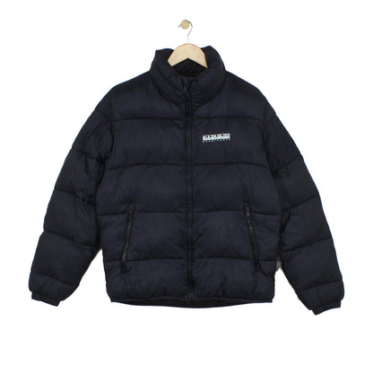 Mens Puffer Jacket Quilted Full Zip Winter