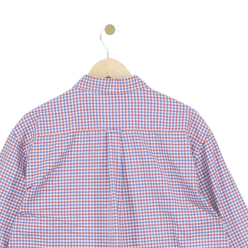 Mens Check Shirt Long Sleeve Regular Fit