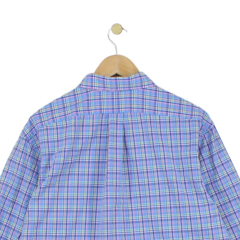 Mens Check Shirt Custom Fit