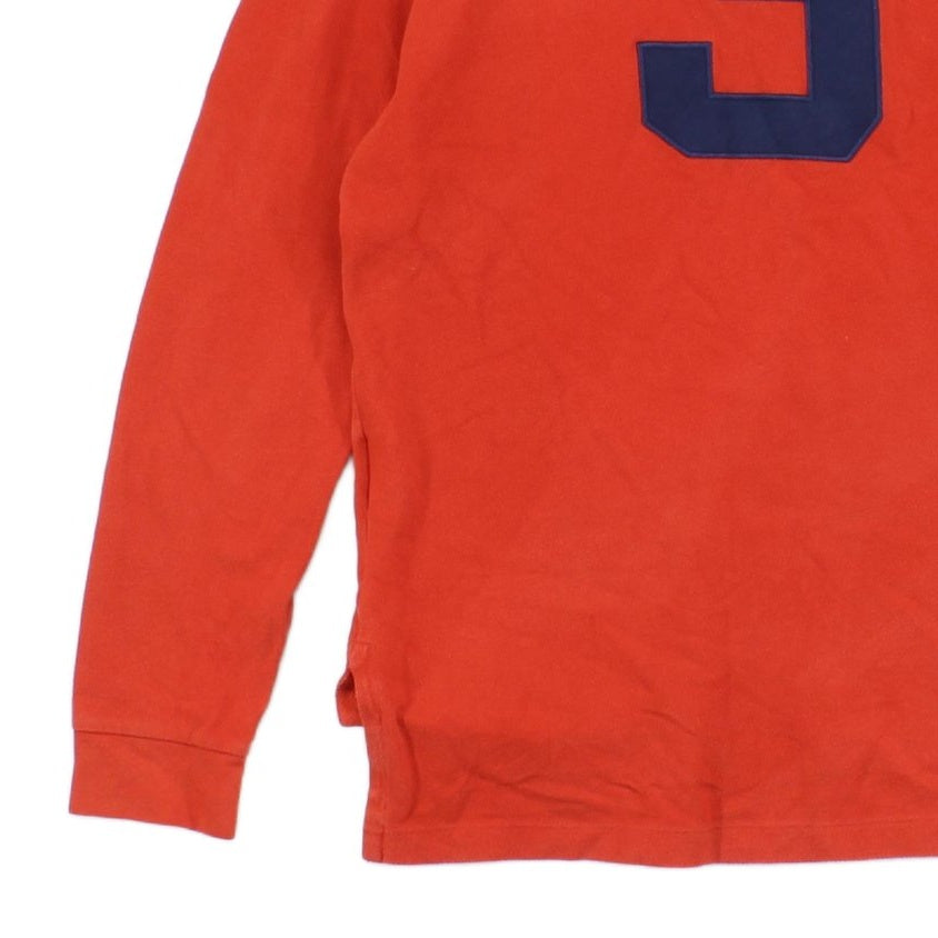 Mens Polo Shirt Long Sleeve Big Pony