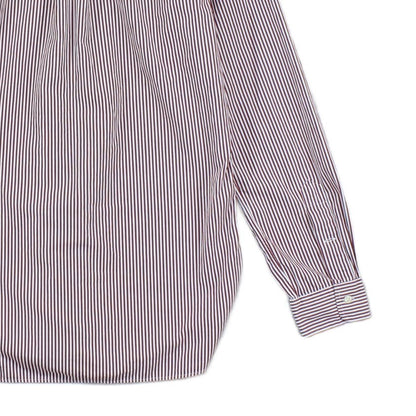 Mens Striped Shirt Slim Fit Button Up
