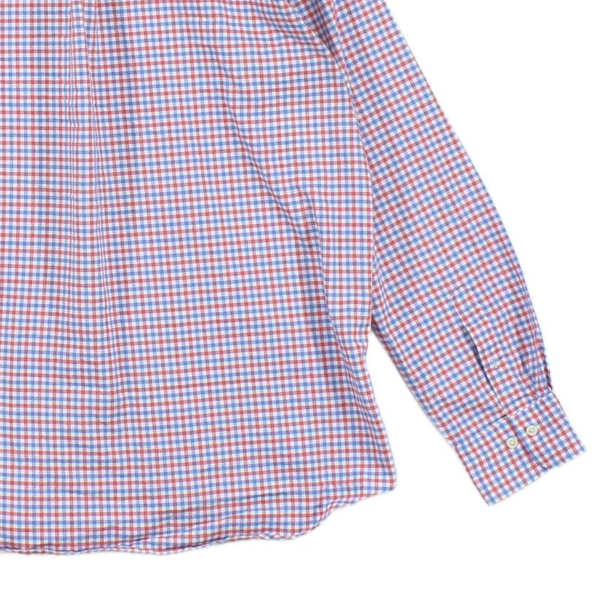 Mens Check Shirt Long Sleeve Regular Fit