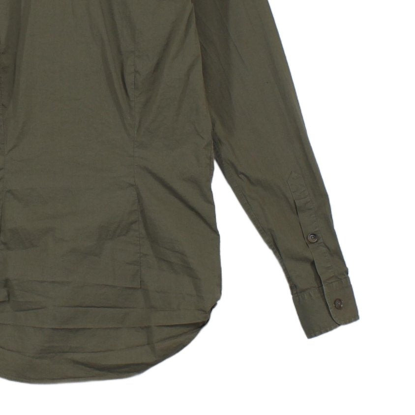 Mens Shirt Stretch Made In Italy Military