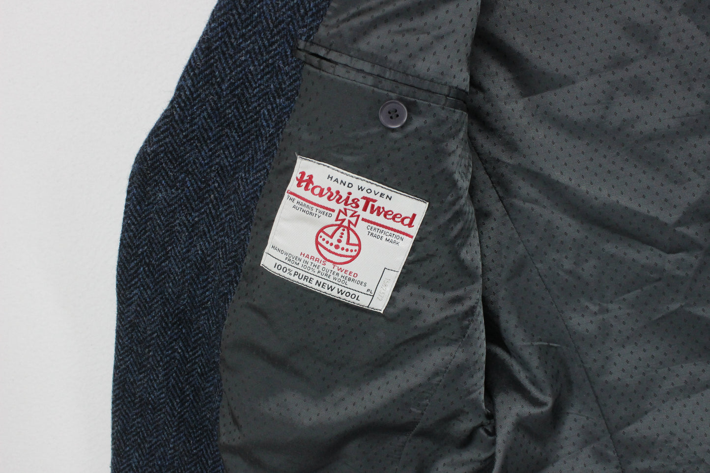 Mens Harris Tweed Blazer Formal Long
