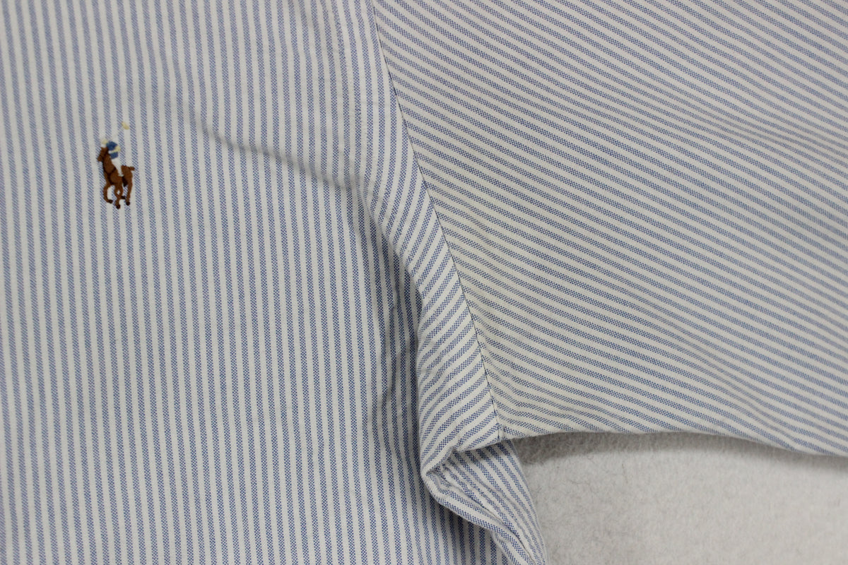 Mens Striped Shirt Slim Fit Button Down Long Sleeve